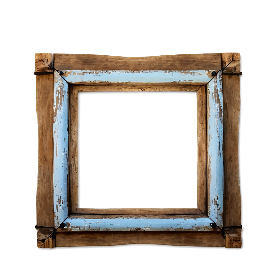 Rustic Wood Frame Png Hsg86 PNG
