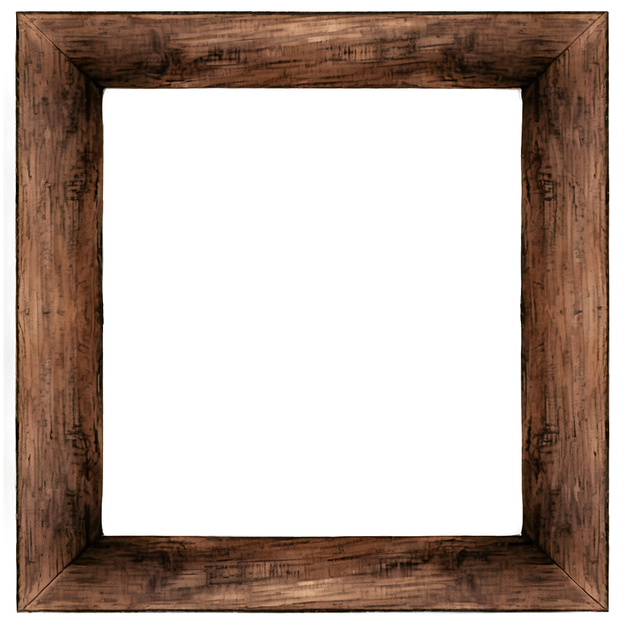 Download Rustic Wood Picture Frame Png Aka | Wallpapers.com