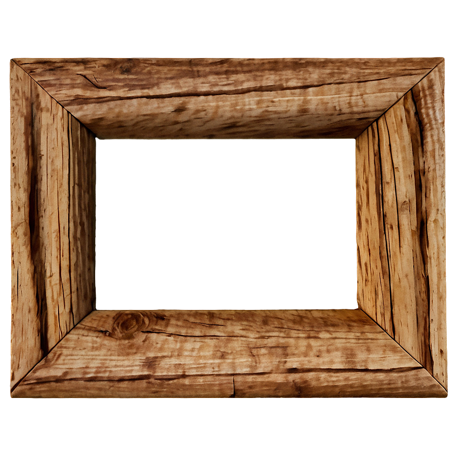 Rustic Wood Picture Frame Png Dse PNG