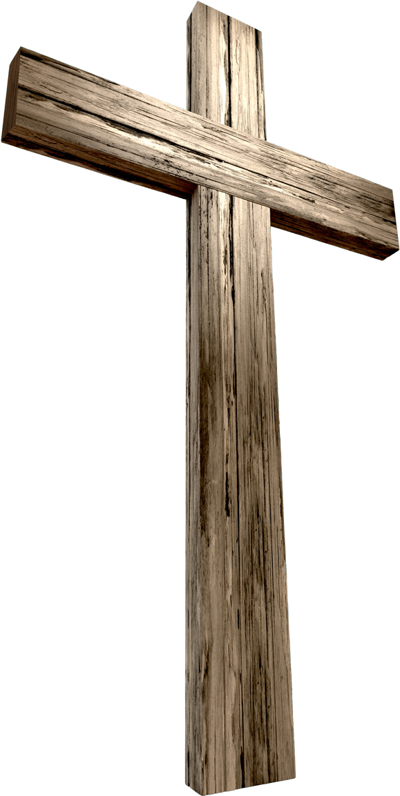 Rustic Wooden Cross.png PNG