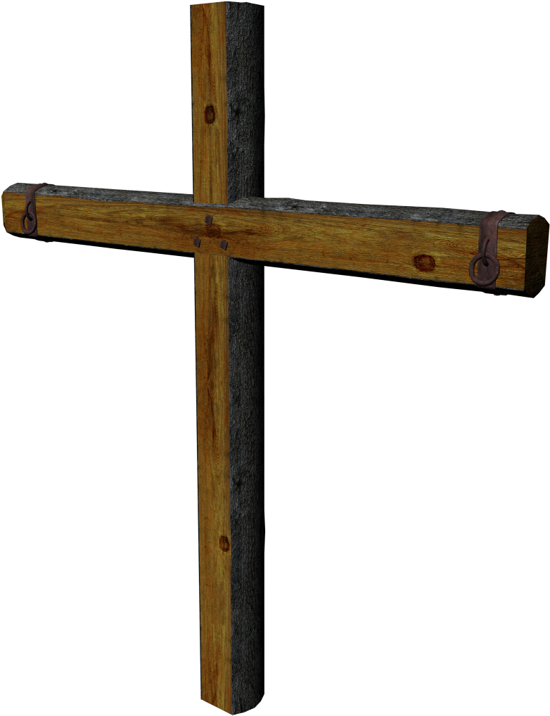 Download Rustic Wooden Cross.png | Wallpapers.com