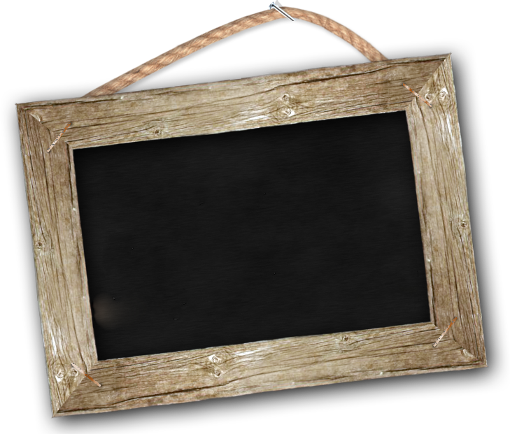 Rustic Wooden Photo Frame PNG