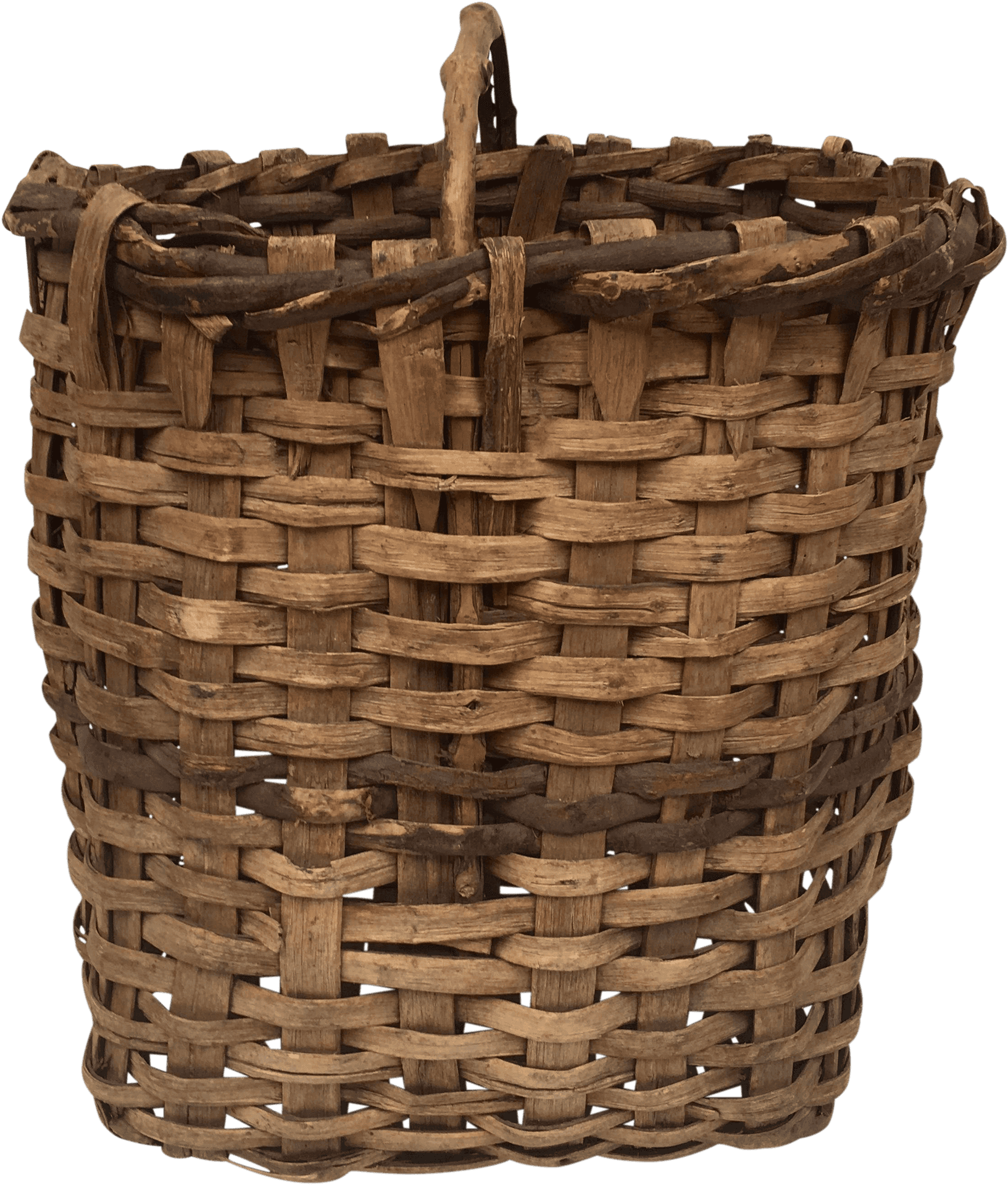 Download Rustic Woven Basket.png | Wallpapers.com