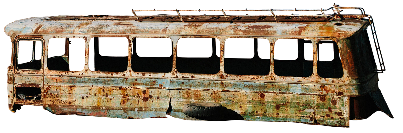Rusty Abandoned Bus.png PNG