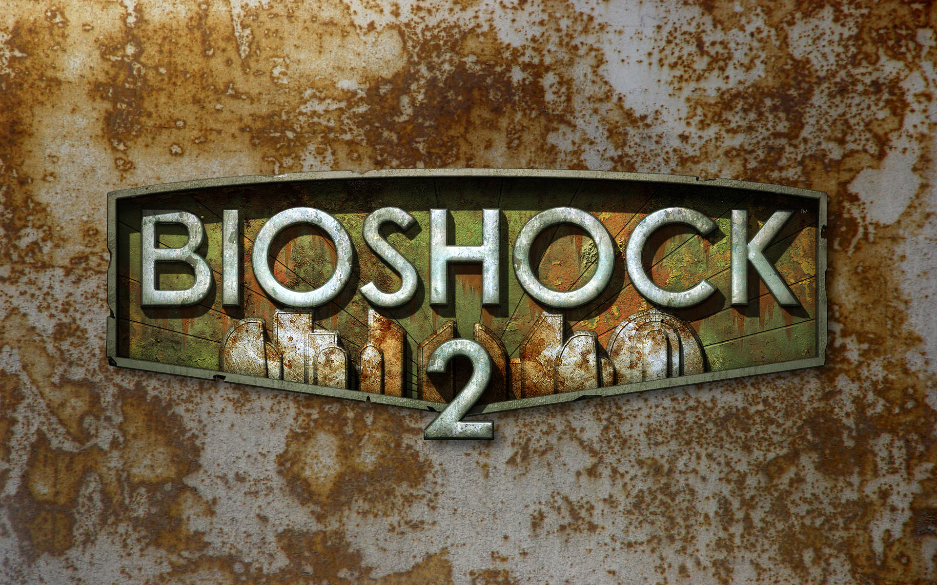 Rusty Bioshock 4k Logo Wallpaper