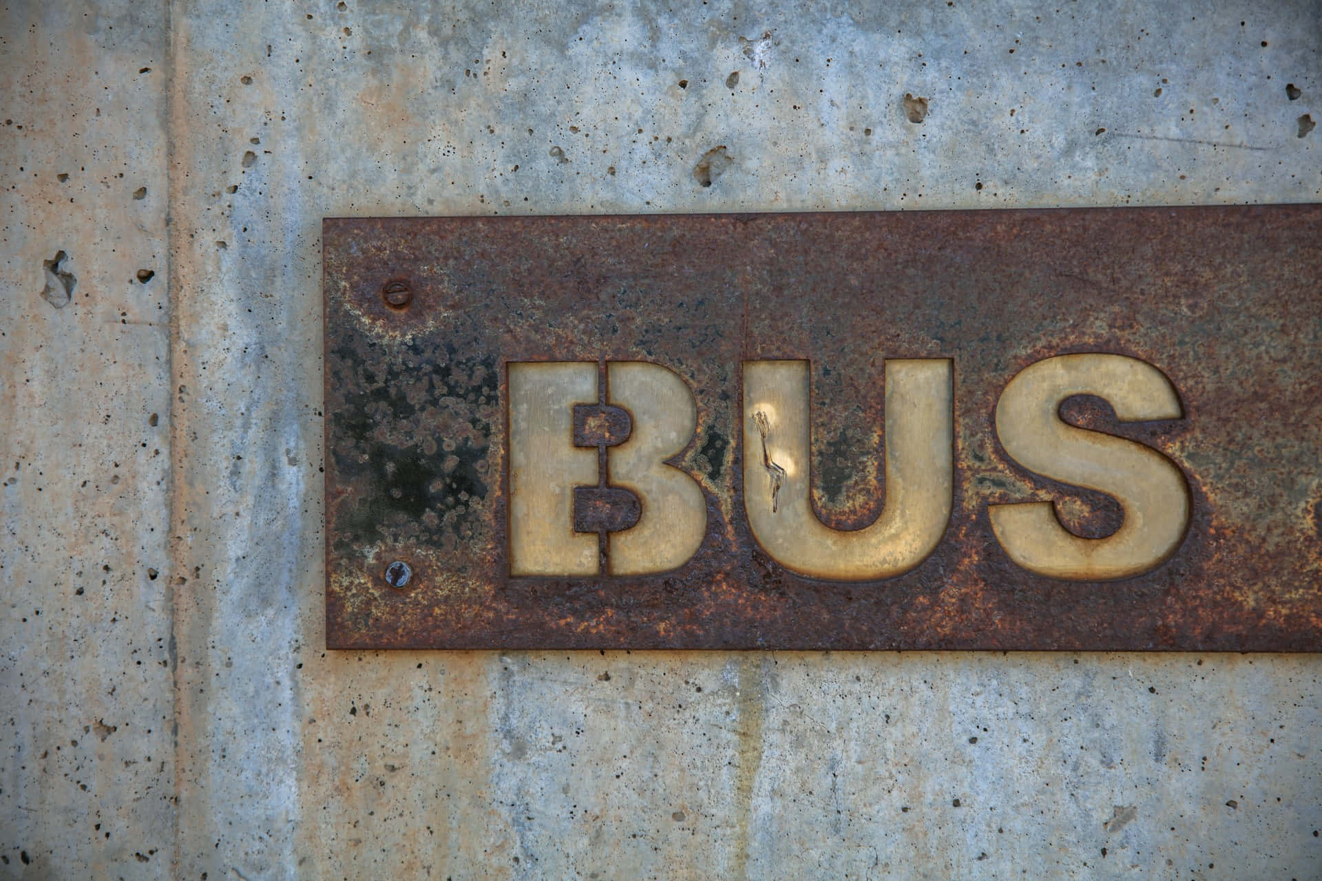 Panneau De Bus Rouillé Texture Vintage Fond d'écran