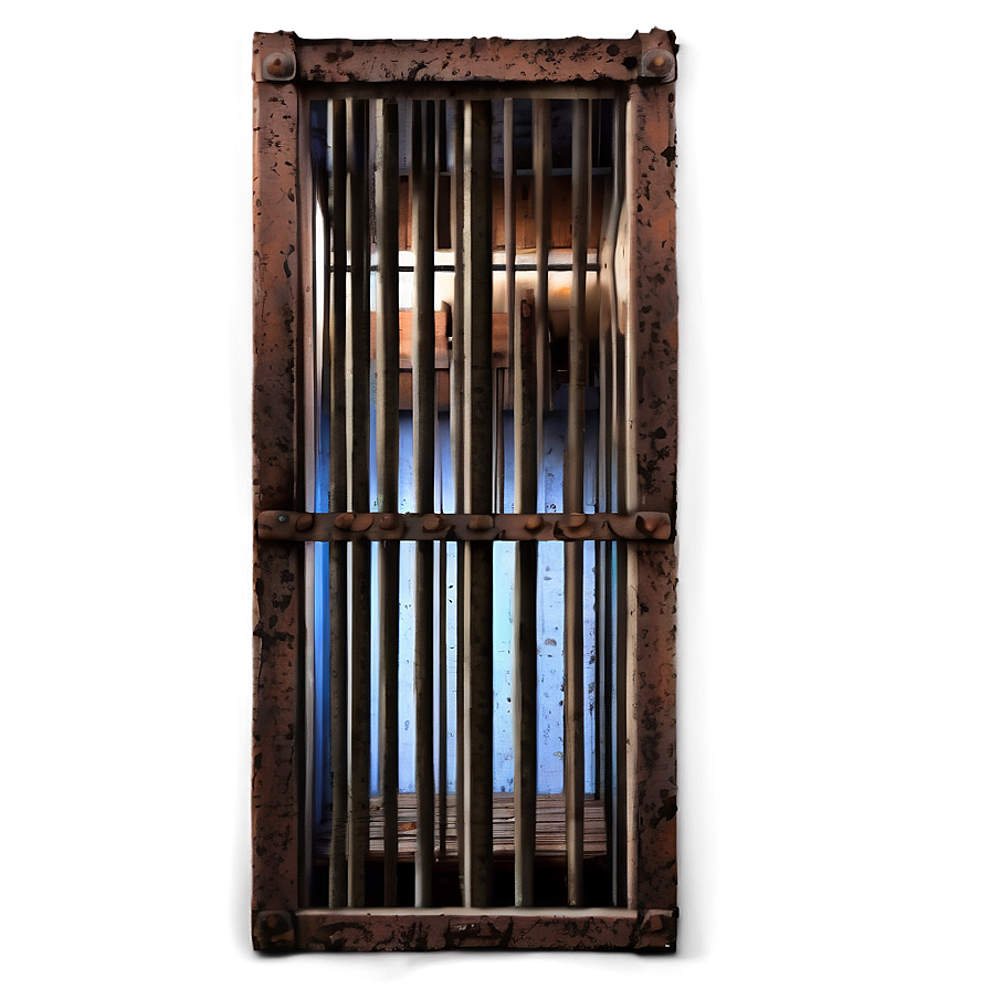 Rusty Prison Cell Png 29 PNG