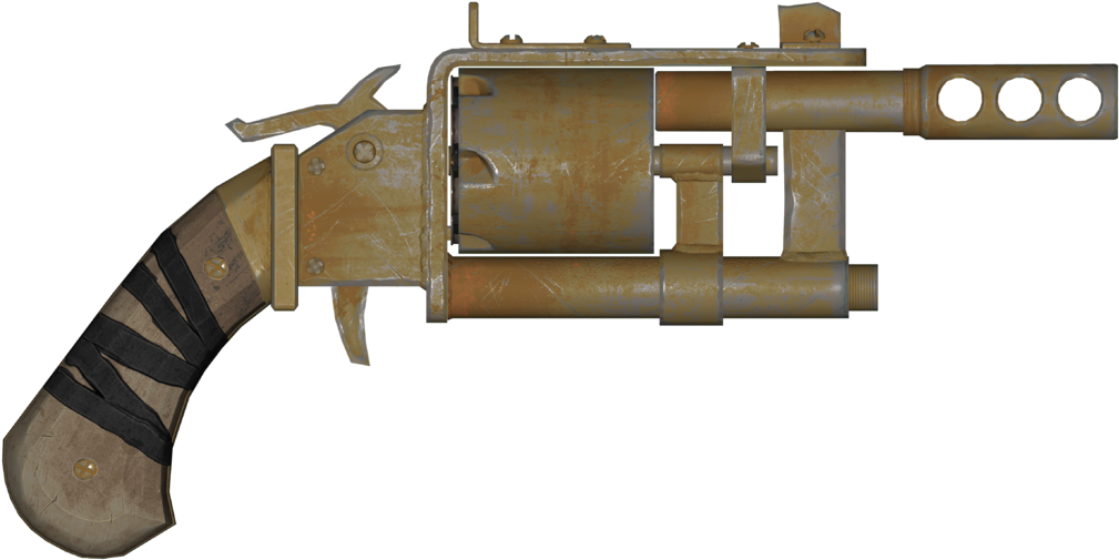 Rusty_ Handmade_ Gun PNG