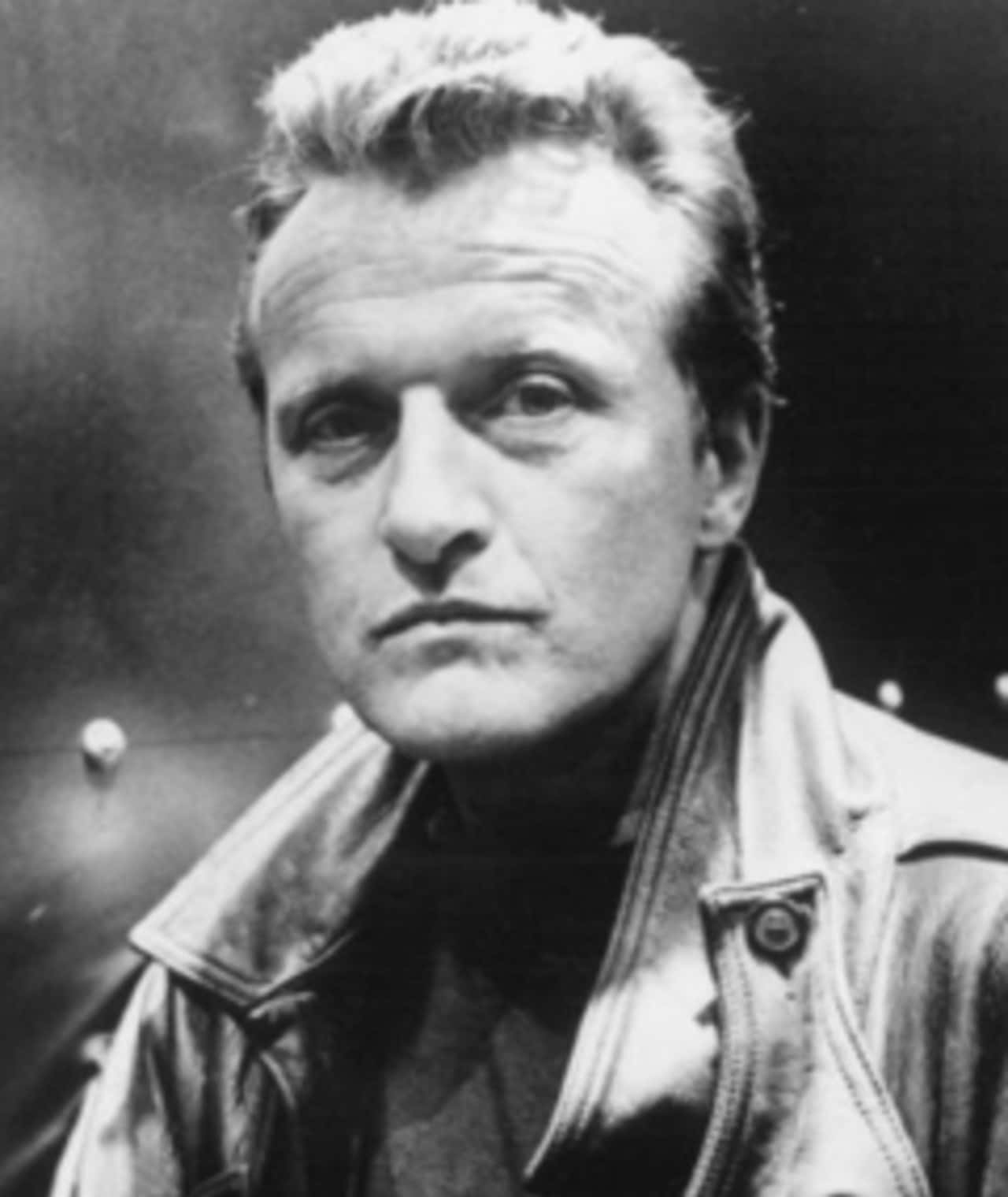Rutger Hauer Black And White Photo Young Wallpaper