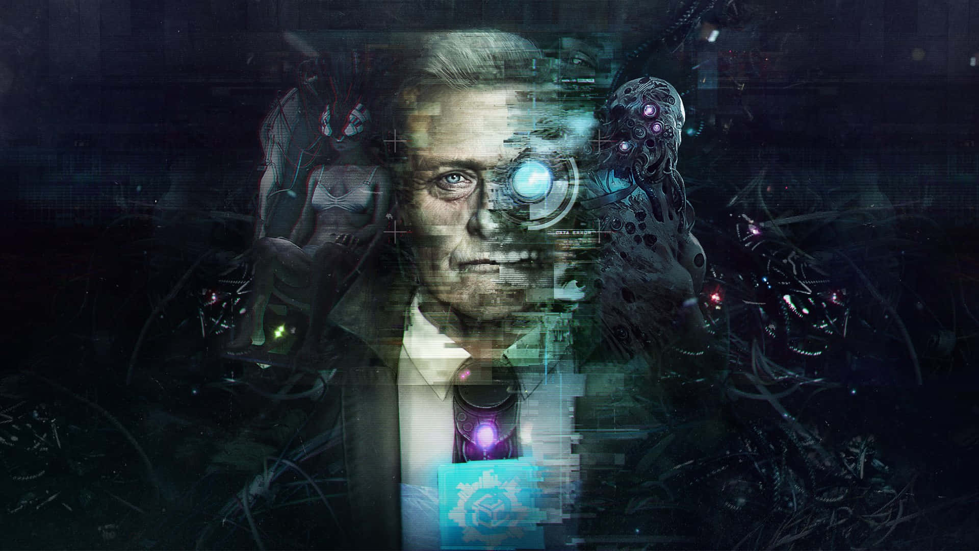 Rutger Hauer Featured In Observer Video Game Wallpaper