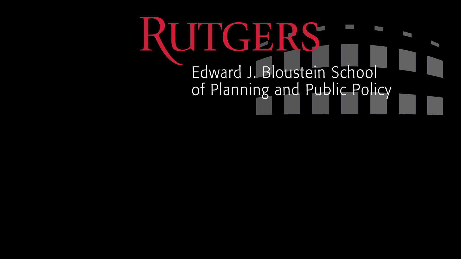 Logode Rutgers Bloustein Fondo de pantalla