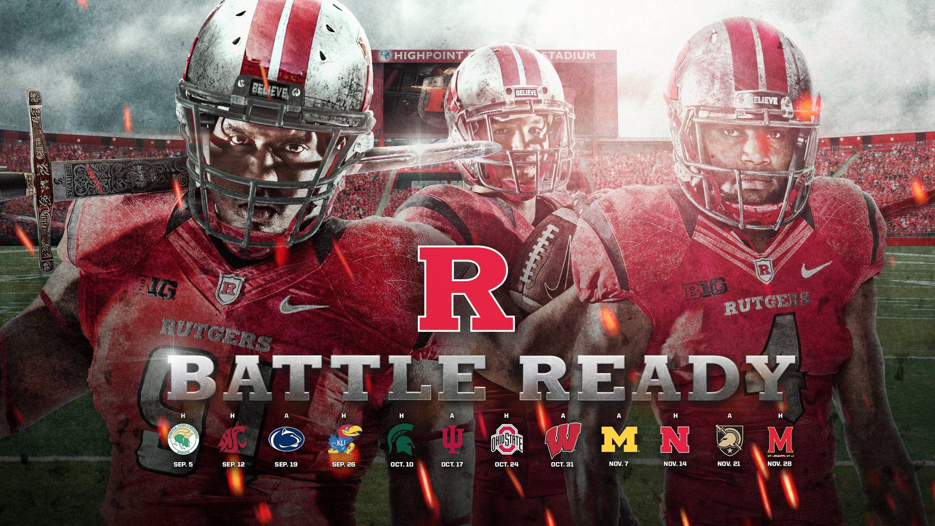 Rutgers Football Team Wallpaper