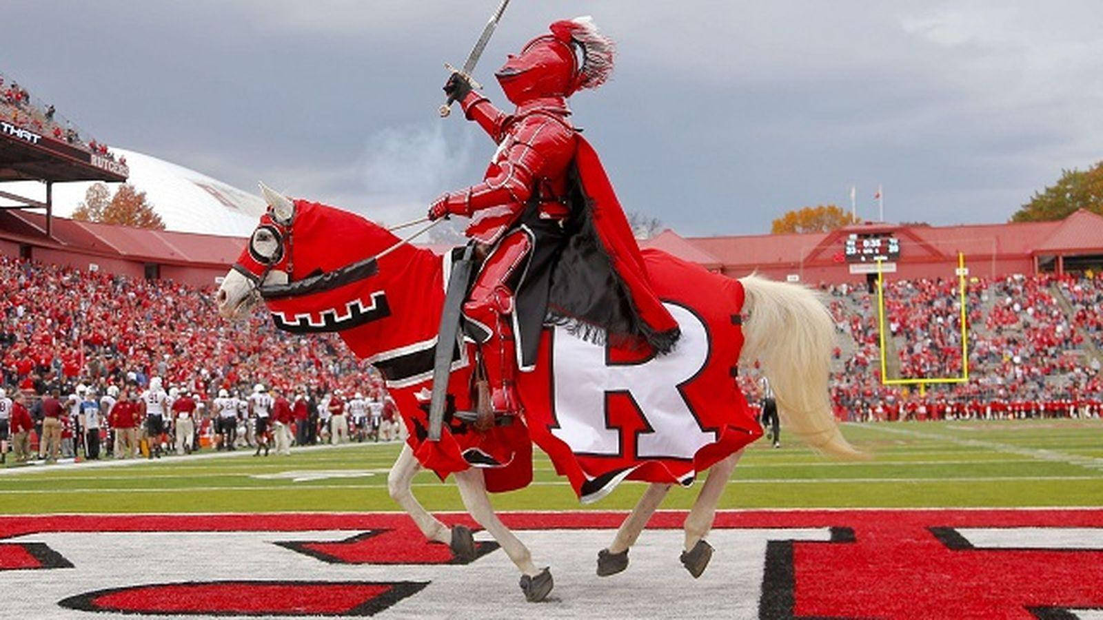 Mascotade Los Rutgers Scarlet Knights. Fondo de pantalla