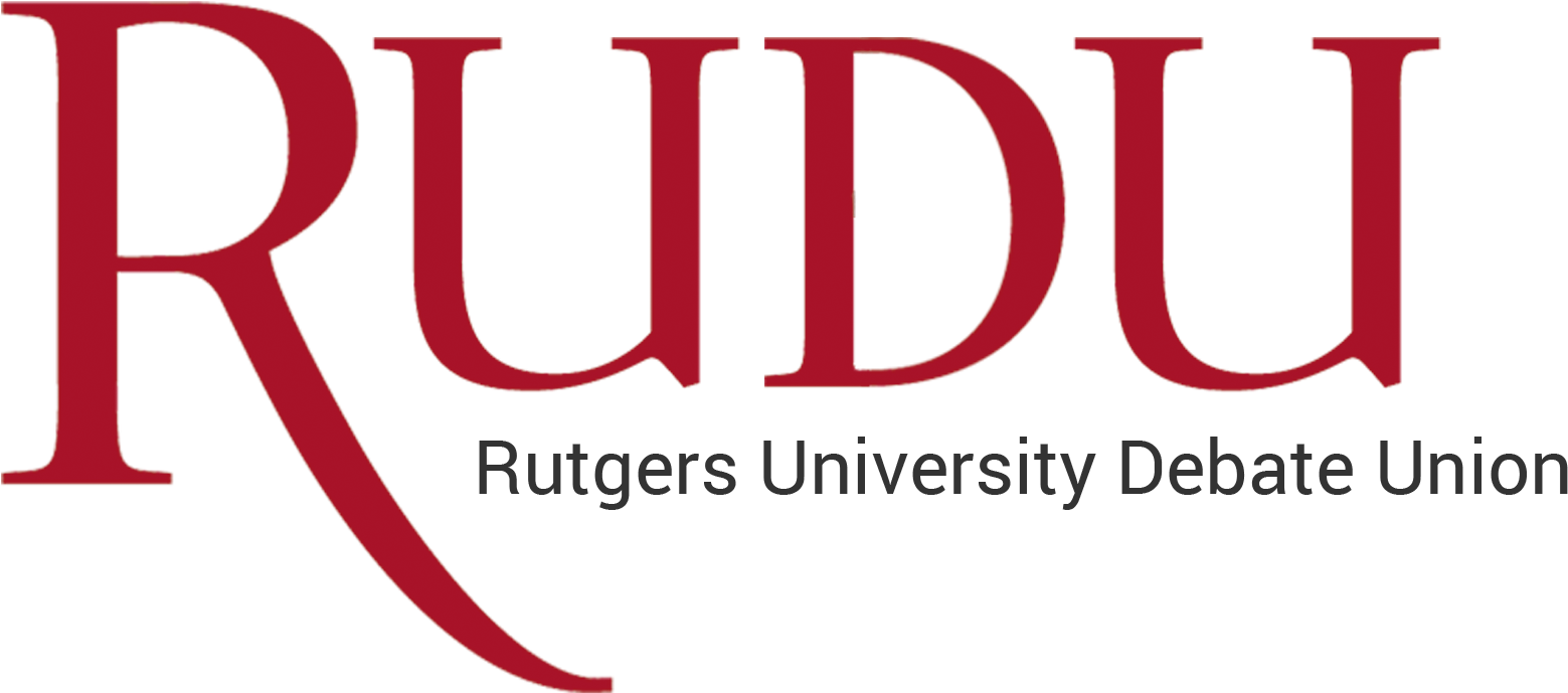Rutgers University Debate Union Logo PNG