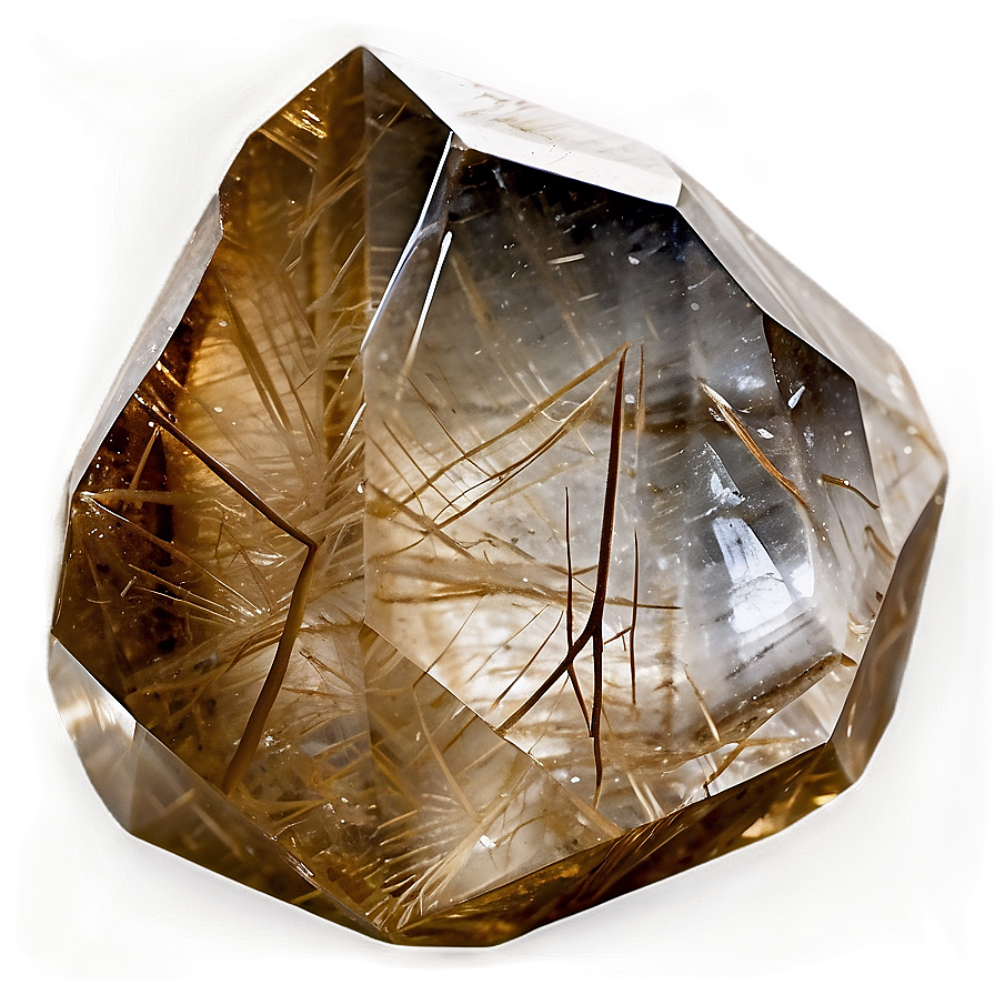 Rutilated Quartz Crystal Png 06132024 PNG