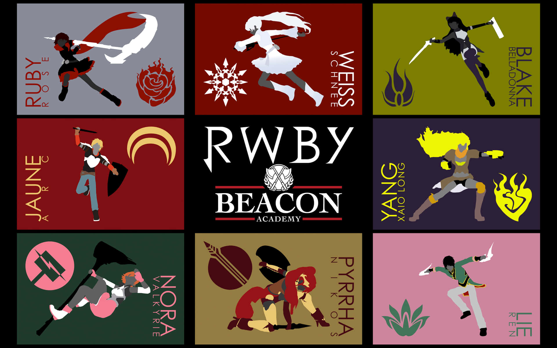 Team RWBY Upholding Justice and Lead the Way