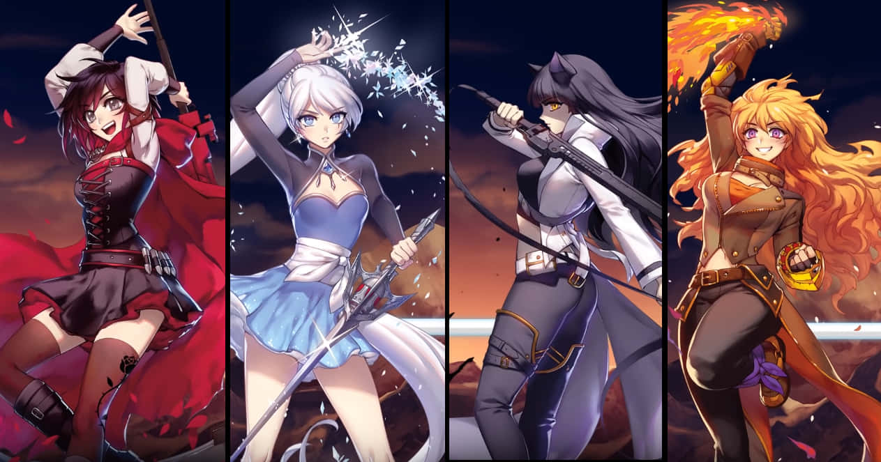 The power and courage of Team RWBY!