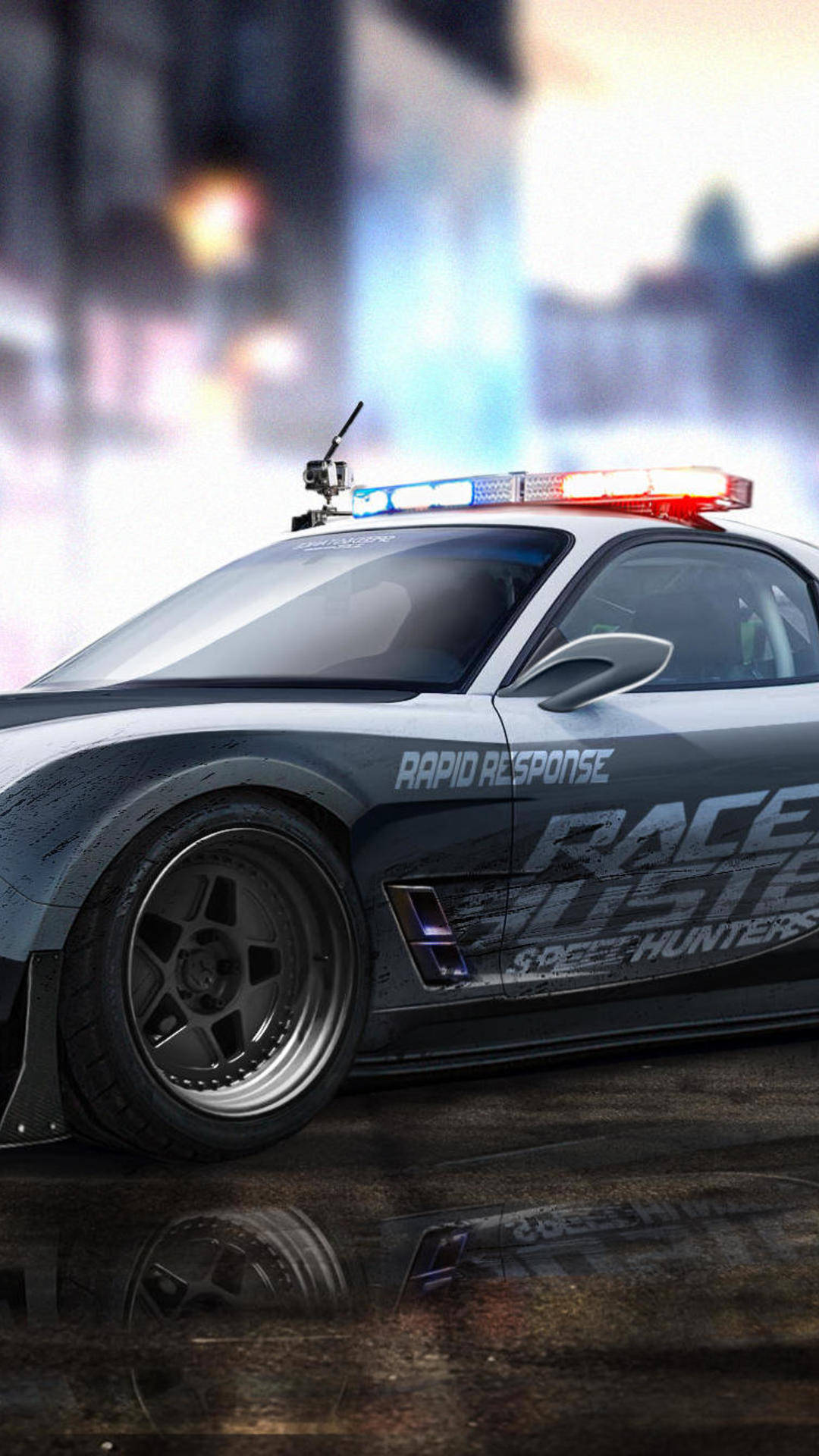 need for speed police car Wallpaper