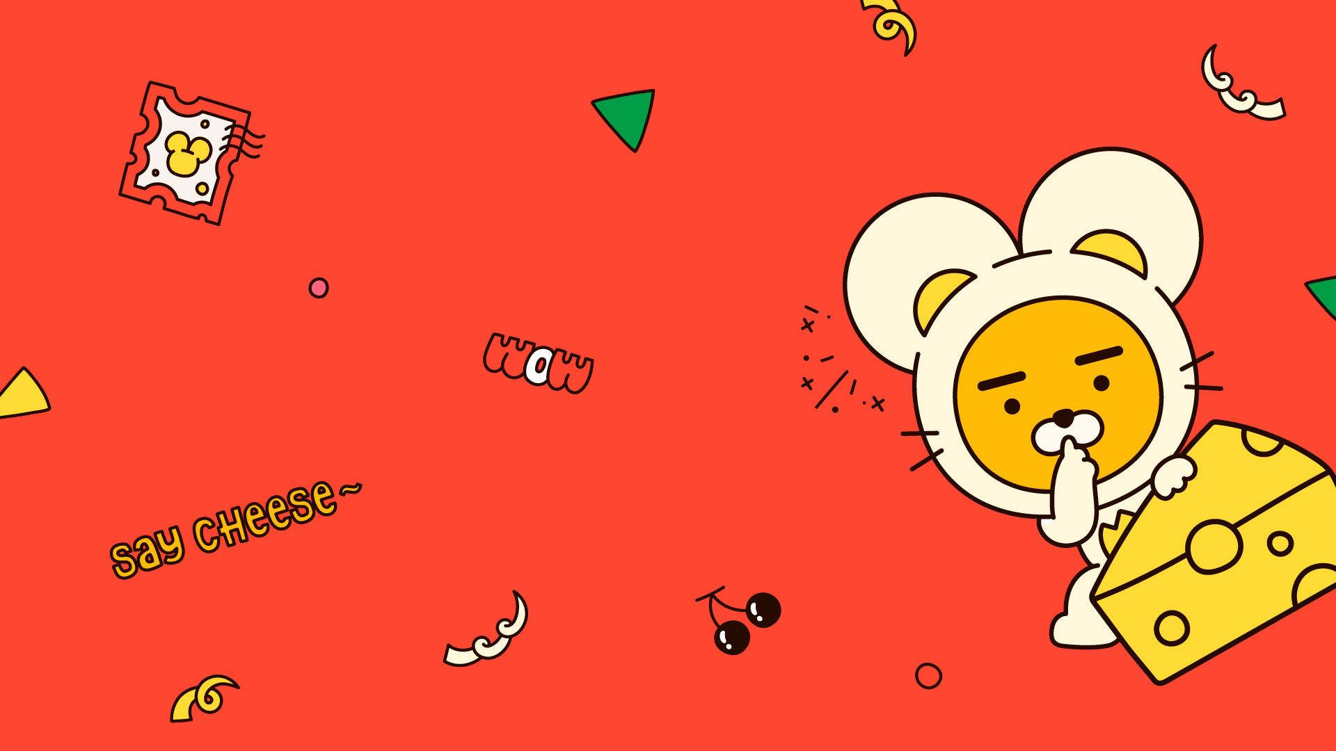 Ryan As Mouse Kakao Friends Background