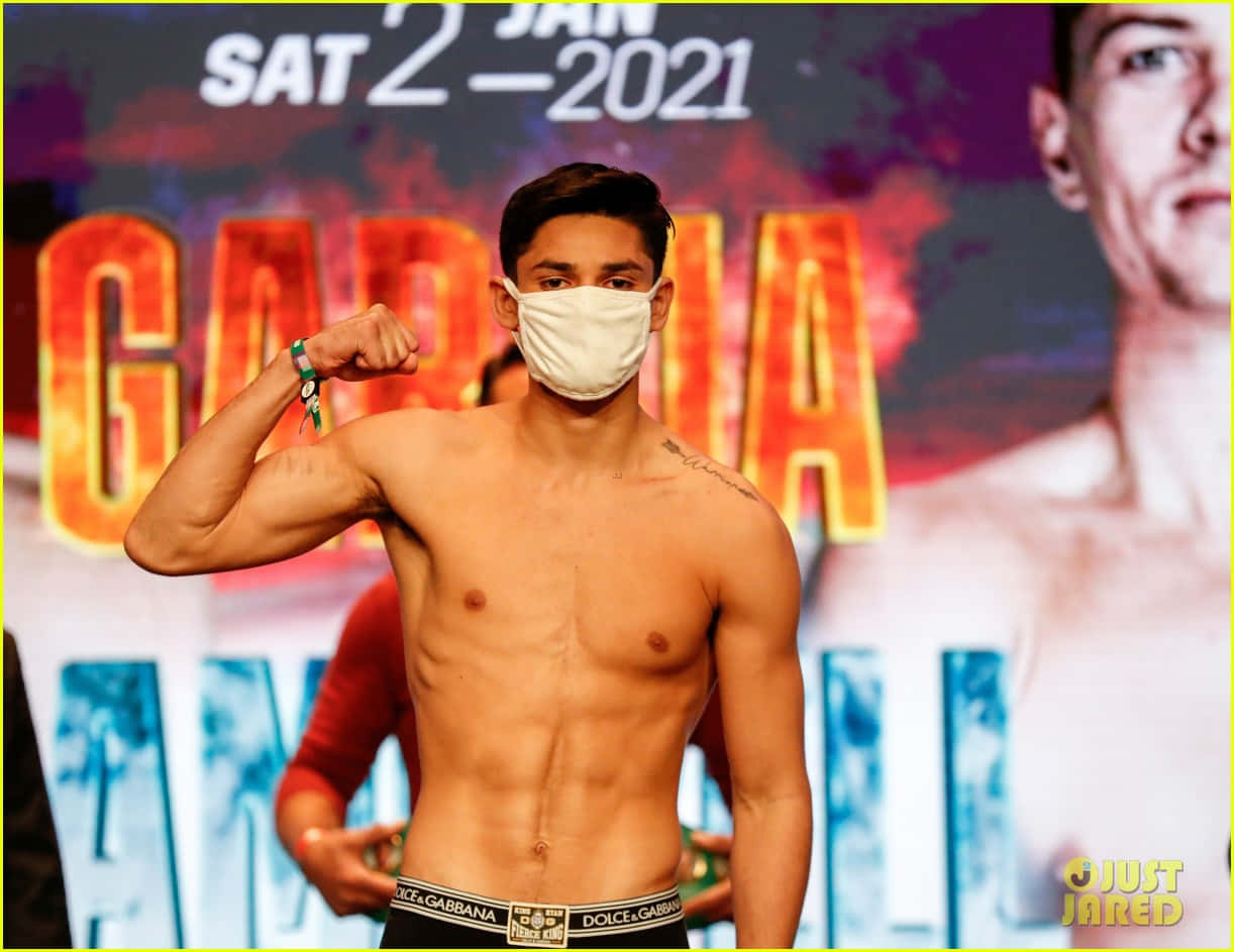 'campeónmundial De Boxeo Ryan García Haciendo Sparring' Fondo de pantalla