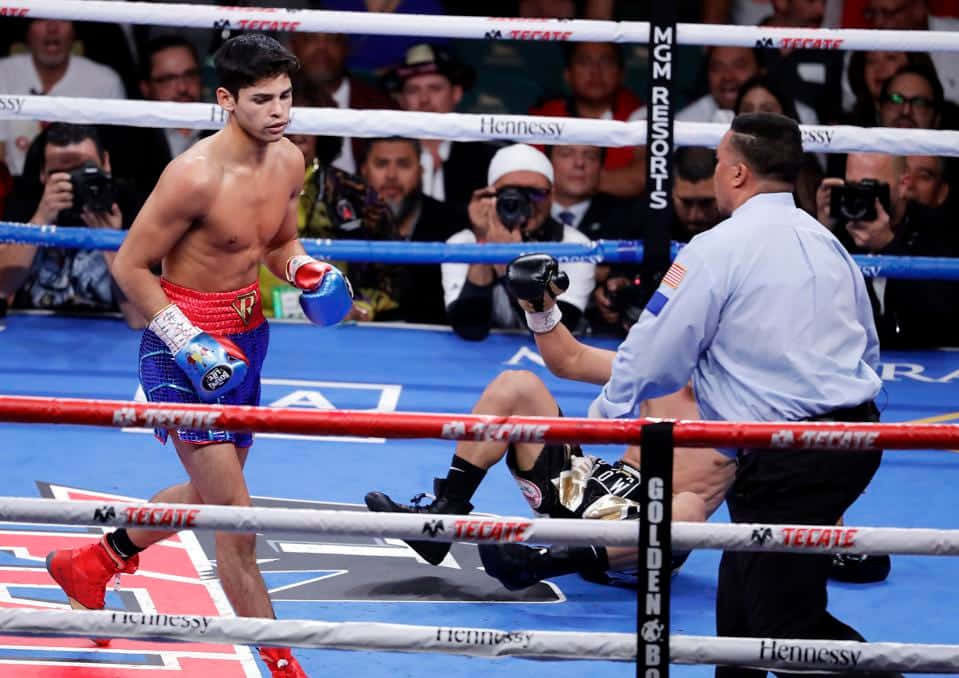 Ryan Garcia Opponent Knocked Out Wallpaper