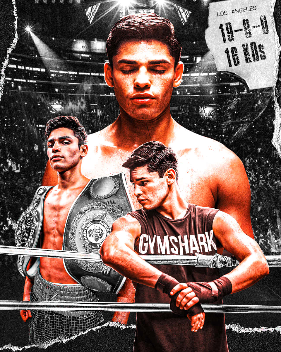 Ryan Garcia Poster With Record Wallpaper