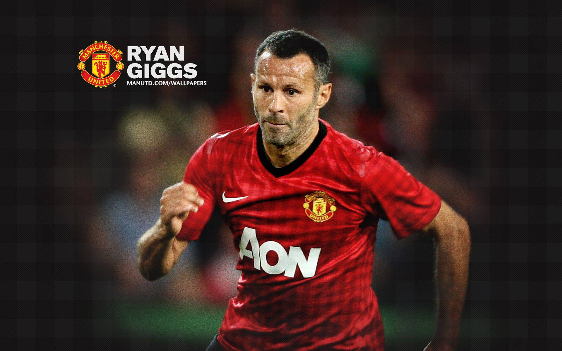 Ryan Giggs Manchester United-spillere Feature Wallpaper Wallpaper