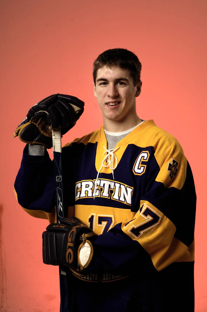 Ryan McDonagh Ice Hockey Player Portrait Wallpaper