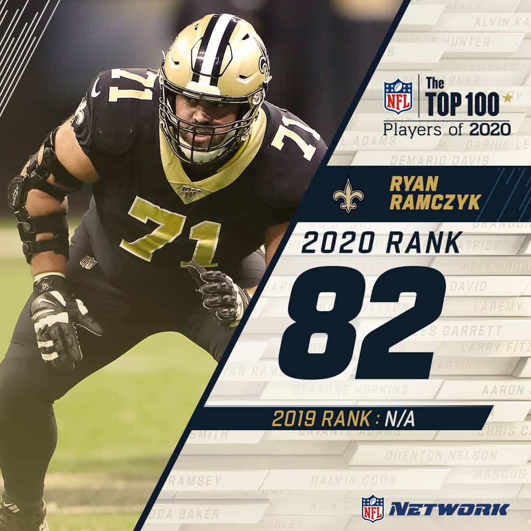 Ryan Ramczyk 82nd Top 100 Players Of 2020 Rank Wallpaper