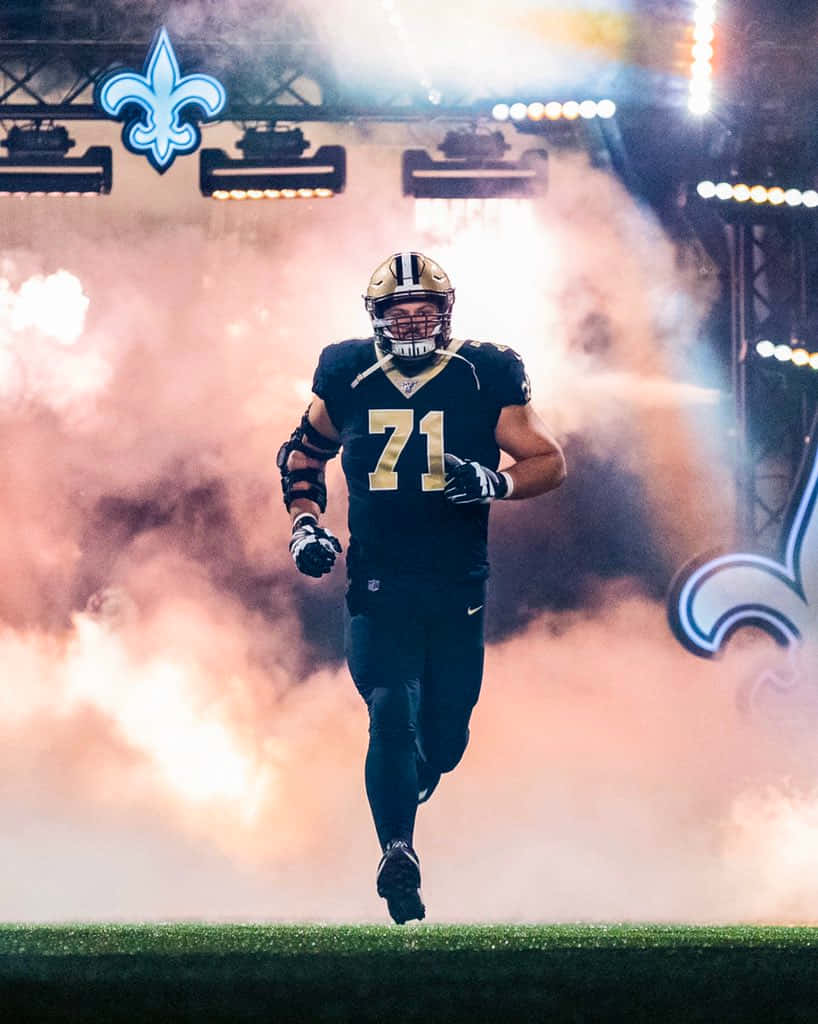 Ryan Ramczyk At The Caesar Superdome In Louisiana Wallpaper