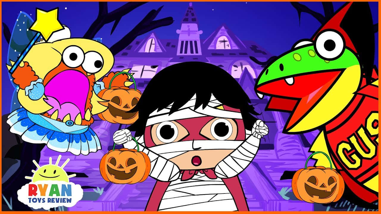 Ryans World Halloween Theme Wallpaper