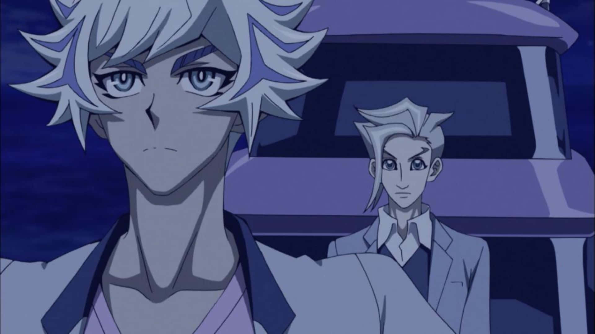 Ryoken Kogami, Digital Mastermind in the Cyberspace Wallpaper