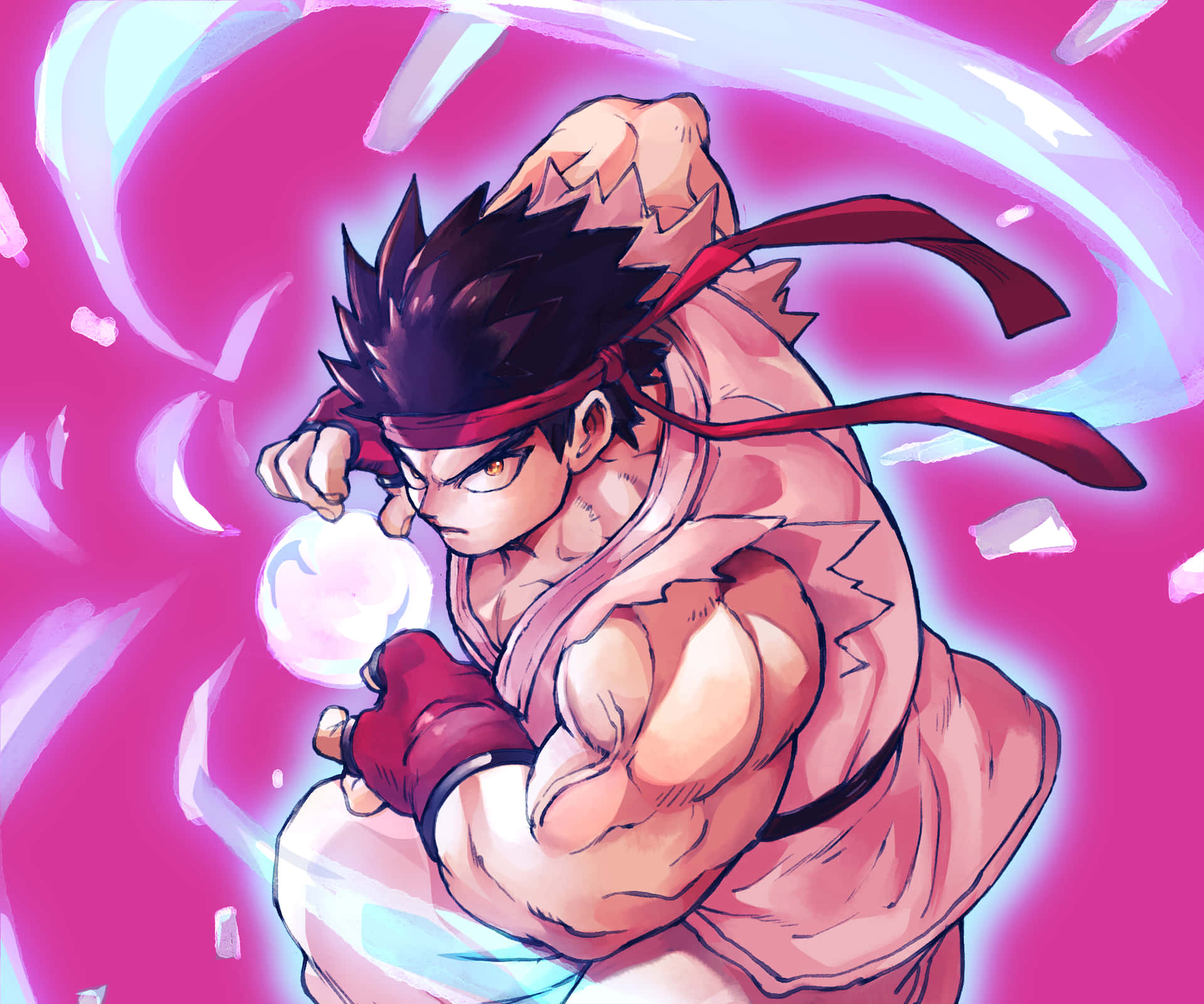 Ryu Power Up Street Fighter Wallpaper