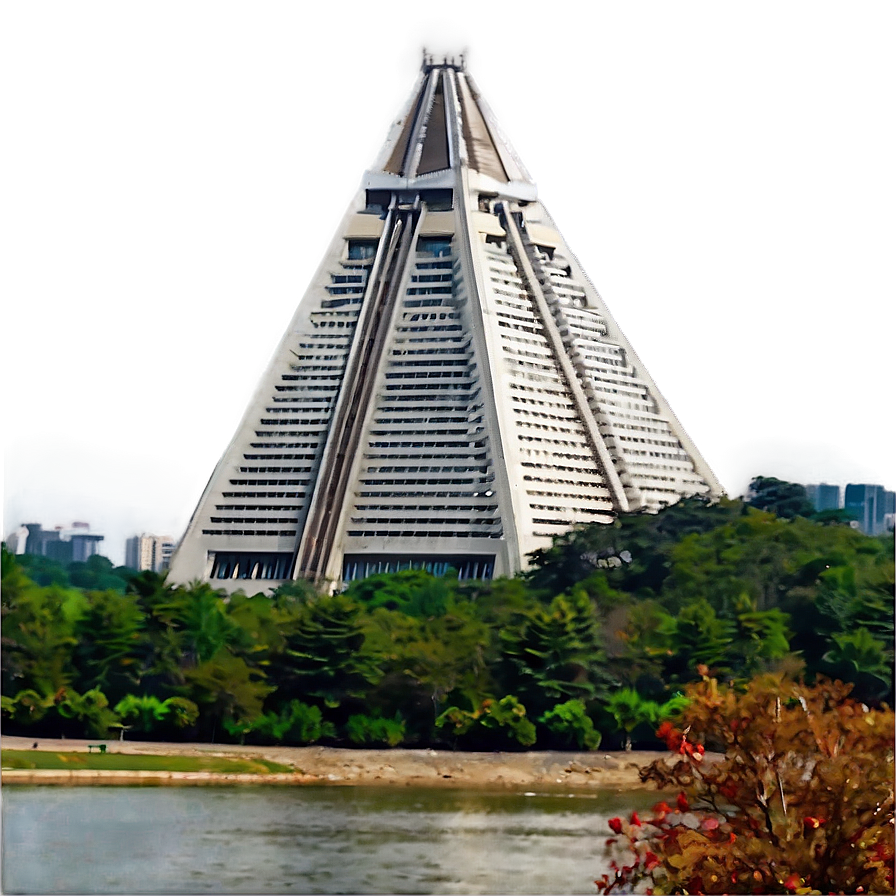 Ryugyong Hotel Pyongyang Png Uno PNG