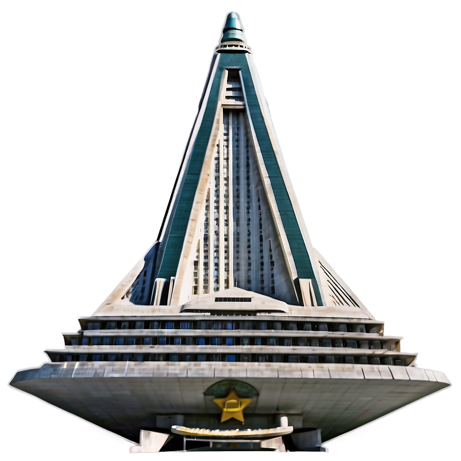 Ryugyong Hotel Pyongyang Png Xiq PNG