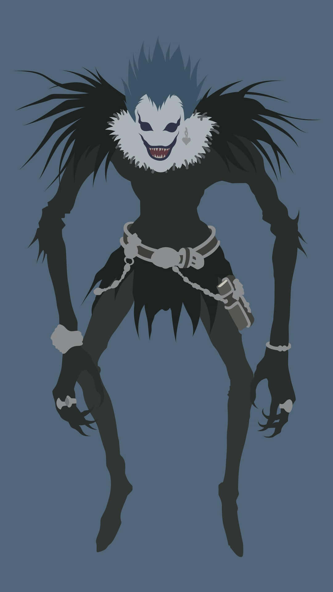 Ryuk Death Note Character Silhouette Wallpaper