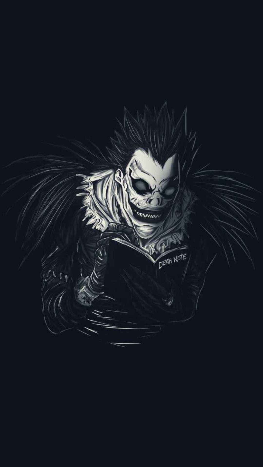 Download Ryuk In The Dark From Death Note Iphone Wallpaper Wallpapers Com