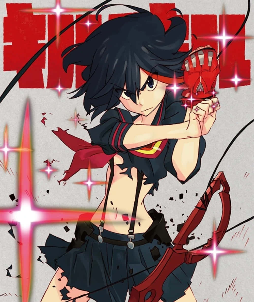 Posturaintensa De Ryuko Matoi Fondo de pantalla