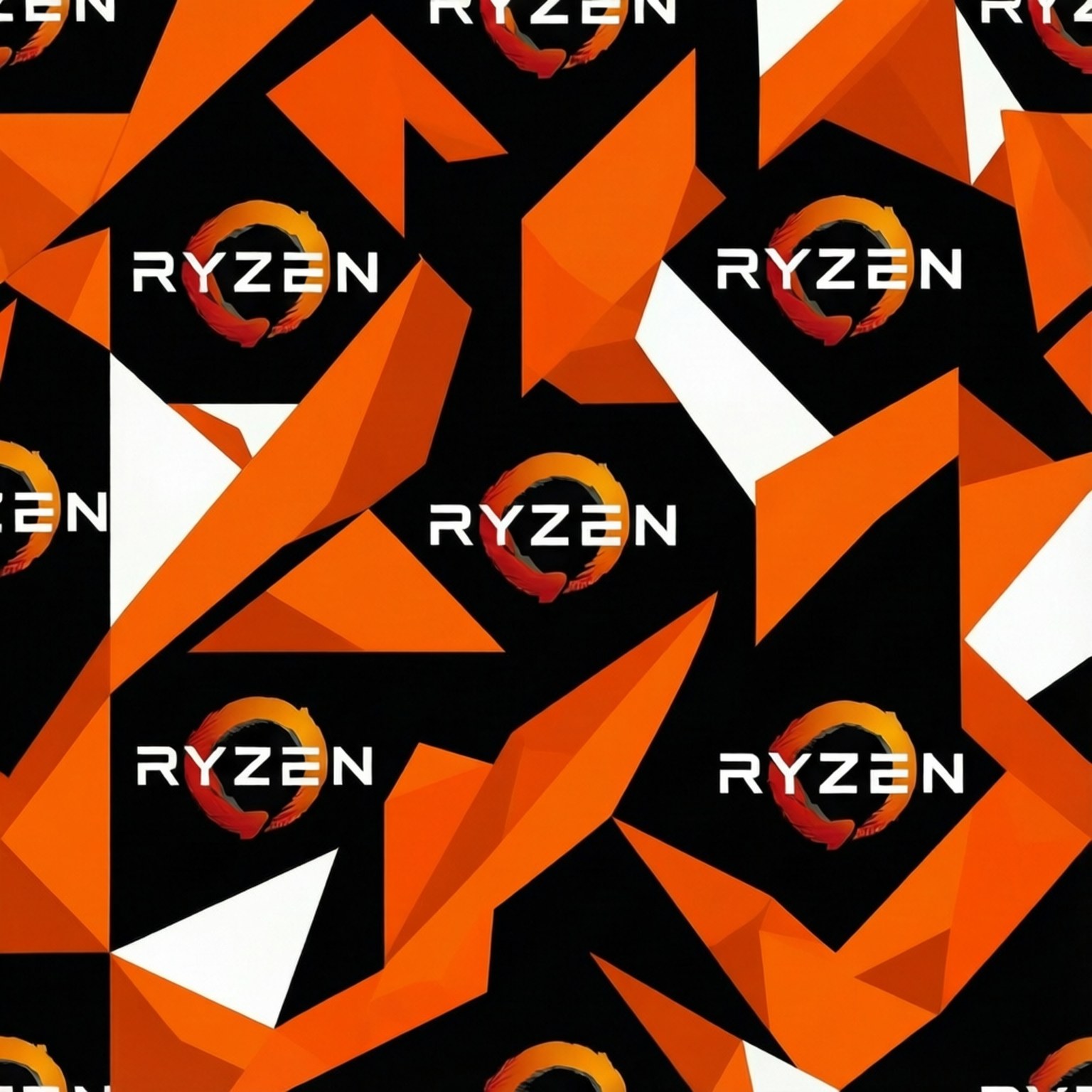 Ryzen Geometrisk Mønster Bakgrunner