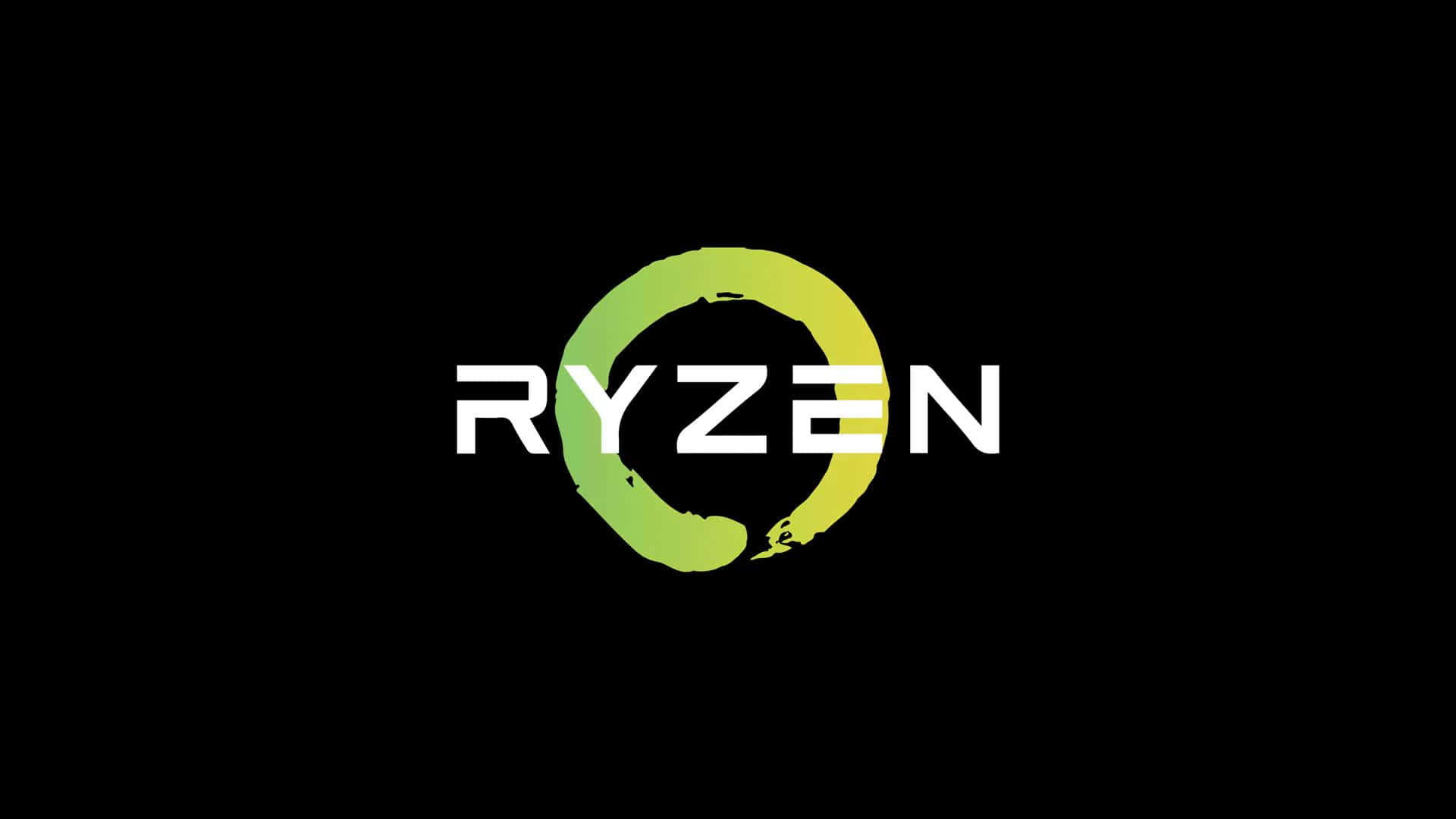 Ryzen Logo Black Background Wallpaper