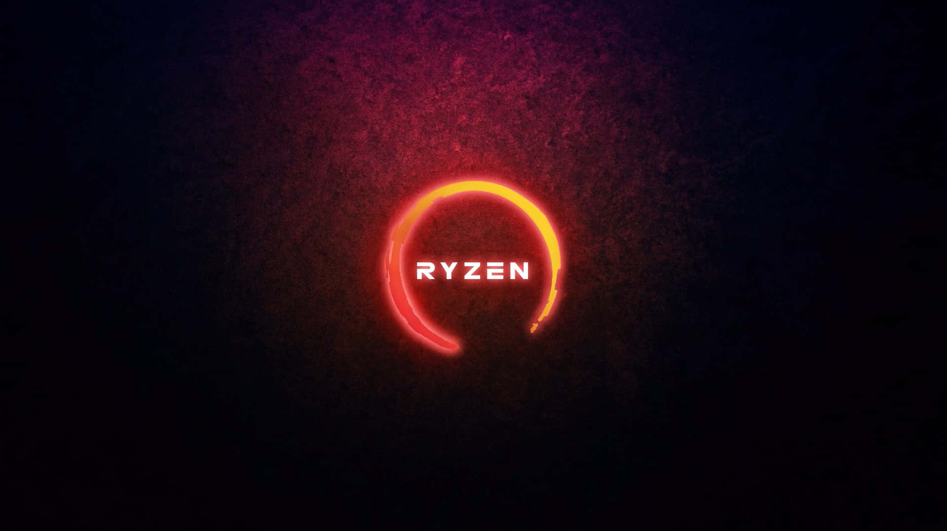 Ryzen Logo Glowing Background Wallpaper