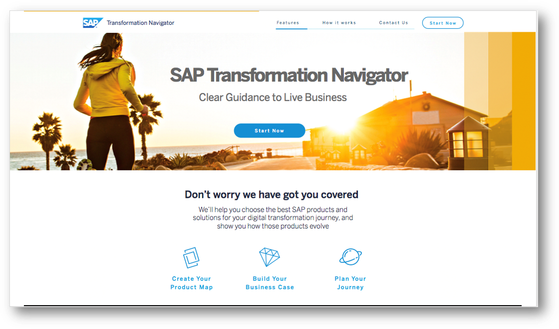 S A P Transformation Navigator Website Screenshot PNG