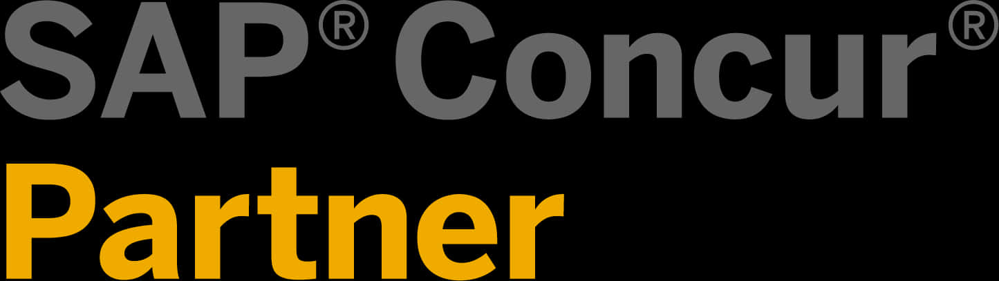 S A P_ Concur_ Partner_ Logo PNG