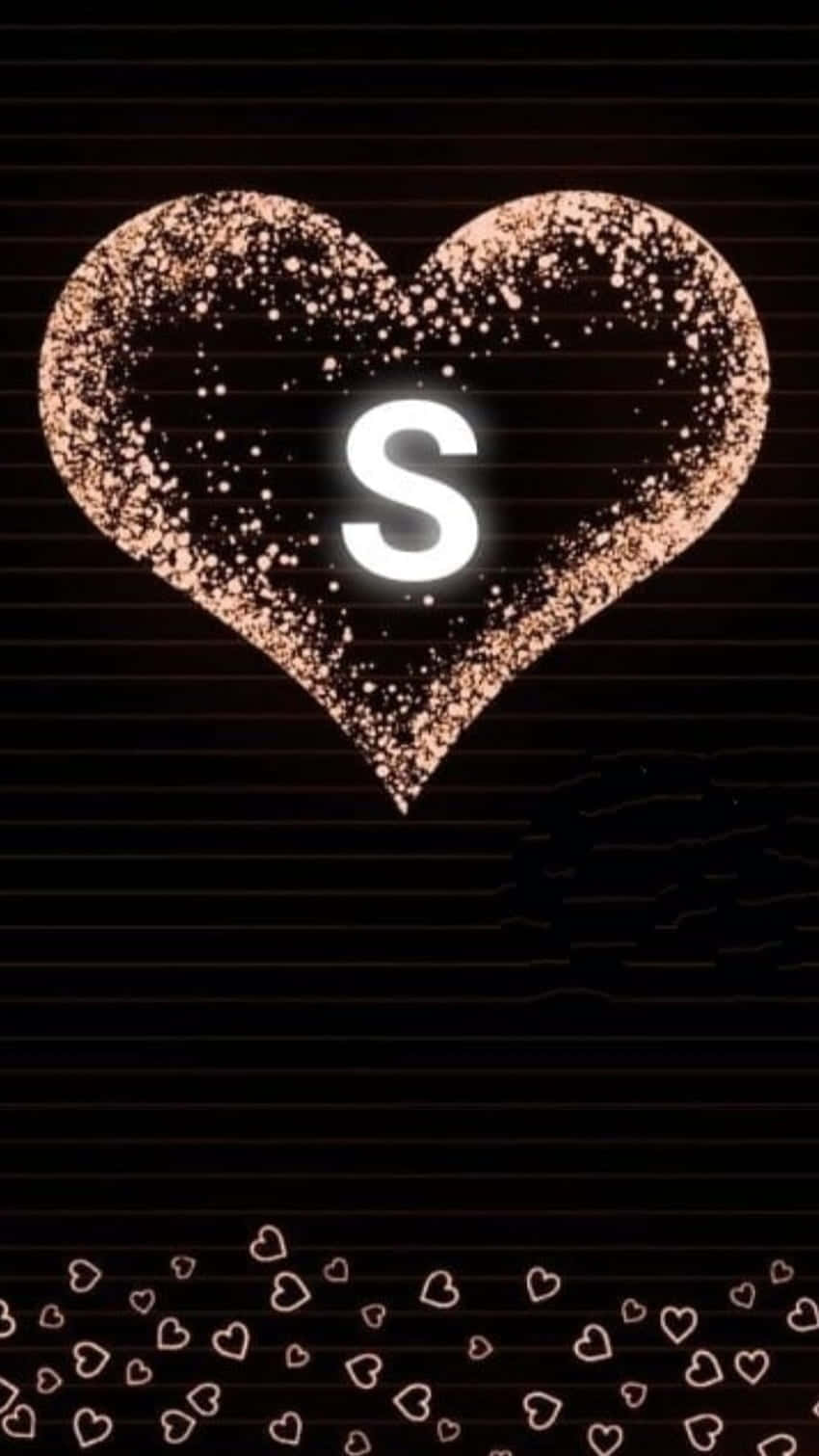 A Heart Shaped With The Letter S