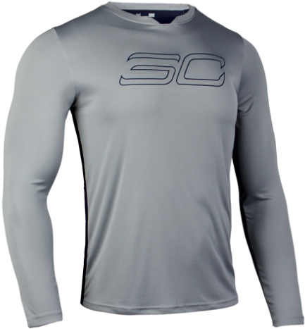 S C Logo Long Sleeve Shirt PNG