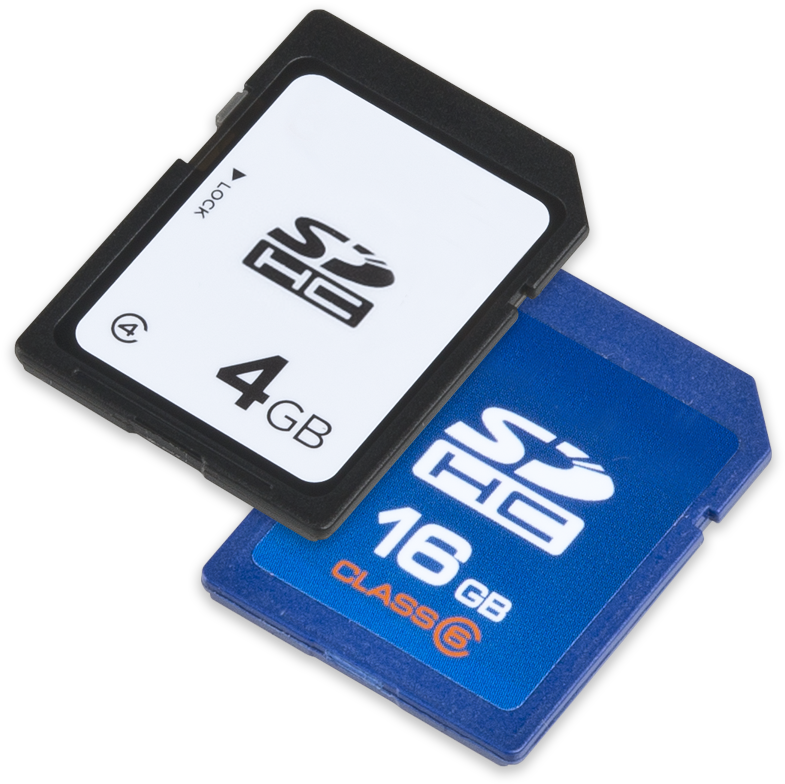 S D Memory Cards4 G Band16 G B PNG