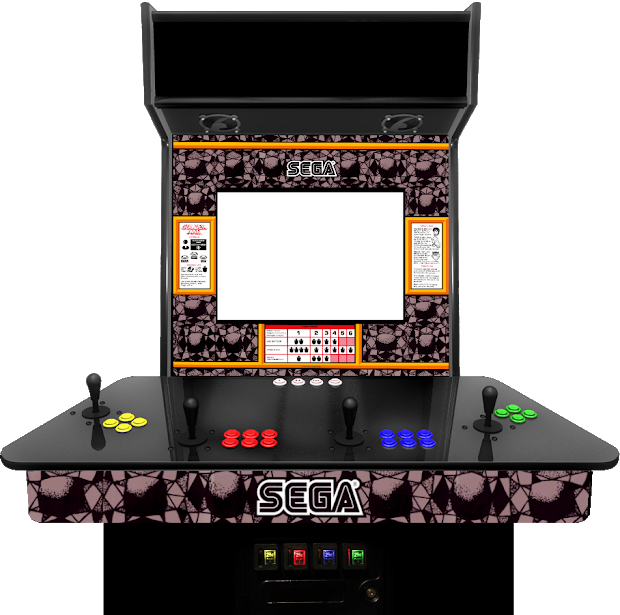 S E G A Arcade Cabinet Design PNG