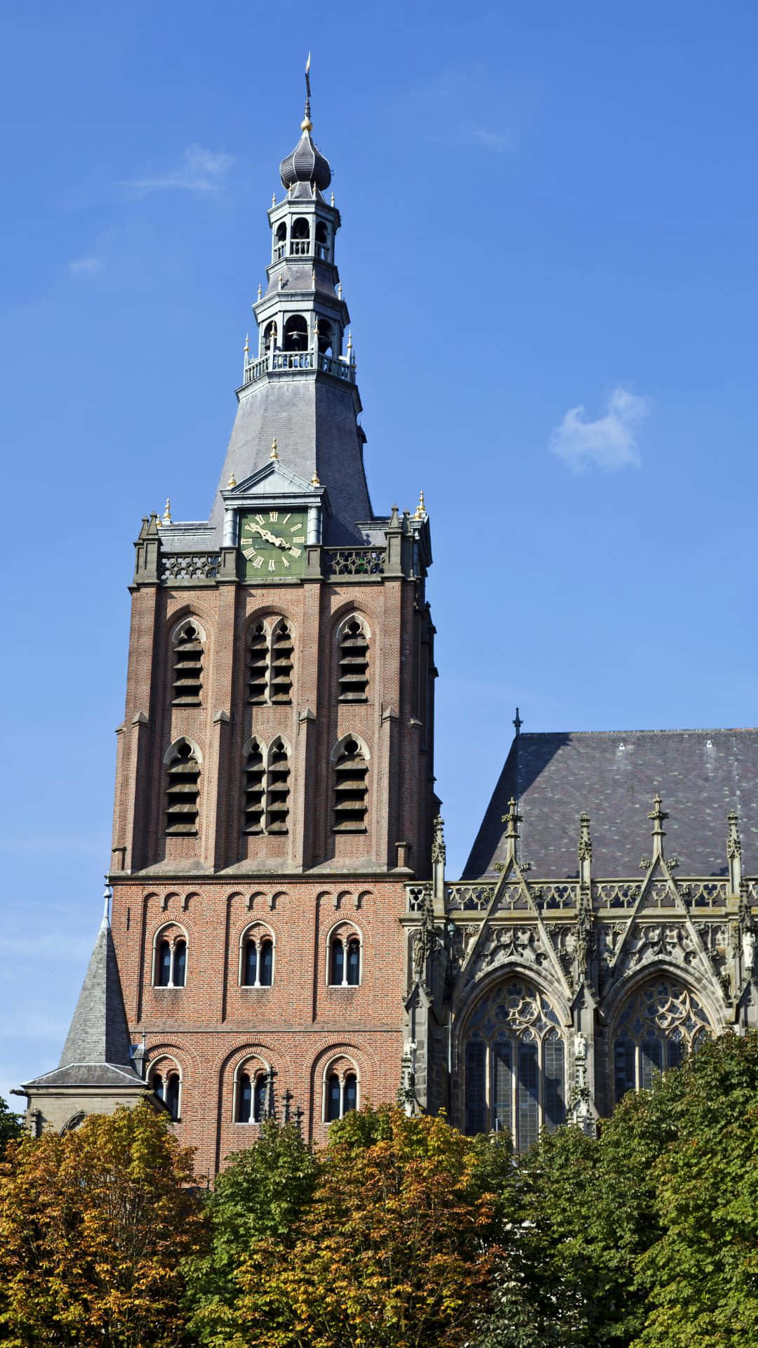 S Hertogenbosch Cathedral Tower Wallpaper