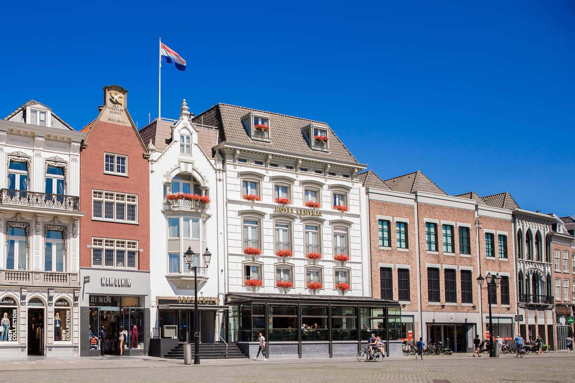 S Hertogenbosch Stadsgezicht Nederlandse Architectuur Achtergrond