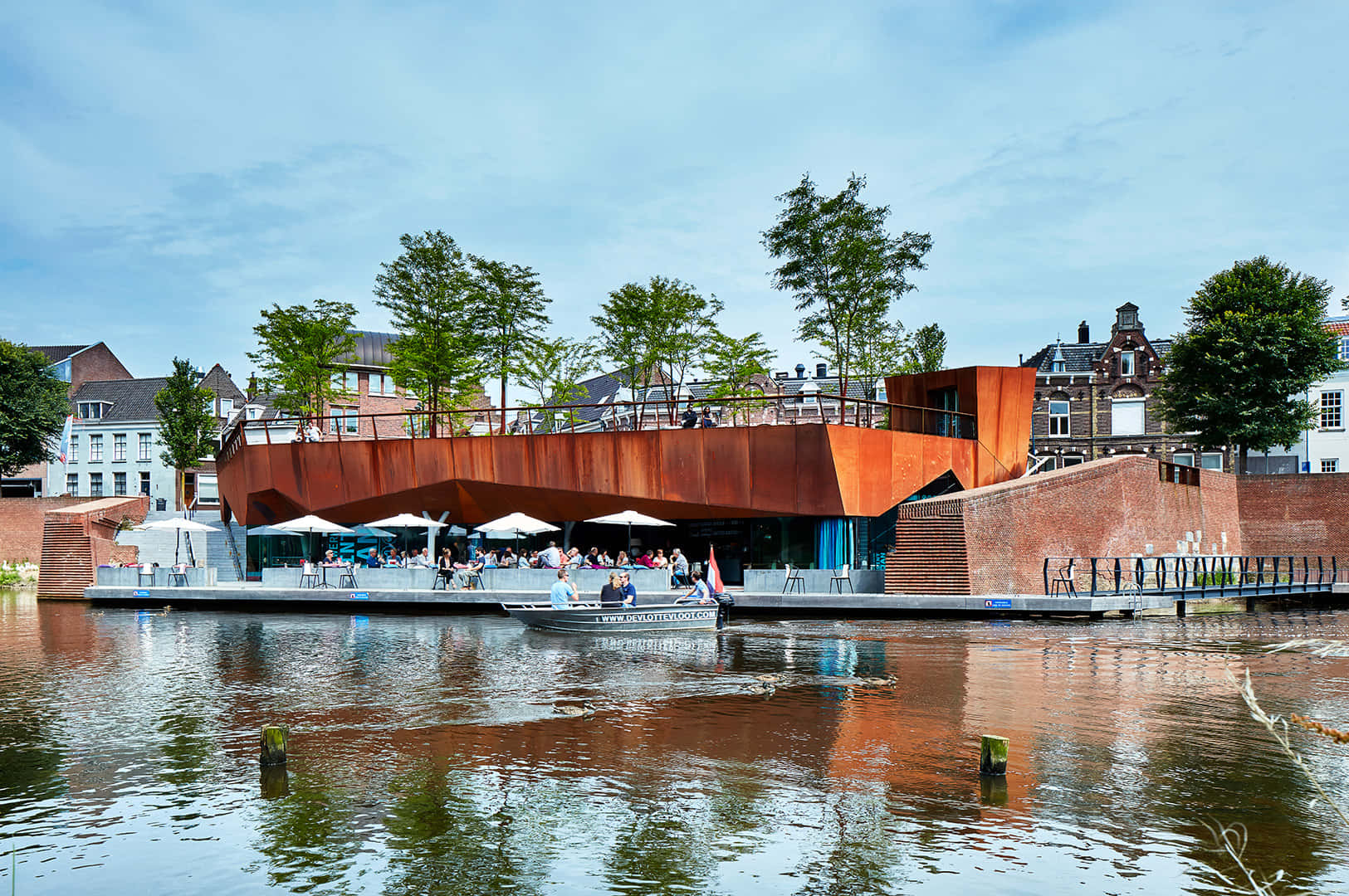 S-hertogenbosch Waterfront Architectuur Achtergrond